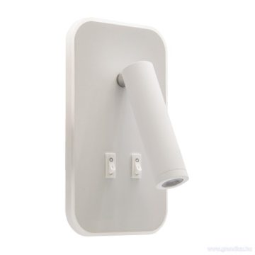 STRÜHM OTELLO LED D 6W+3W WHITE FALI KAPCSOLÓS LÁMPA