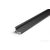 LED PROFIL CORNER10 FEKETE
