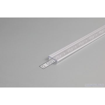 LED PROFIL FEDÉL "F" KLIKK ÁTLÁTSZÓ
