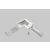 LED PROFIL CORNER14 sarokelem 90° FEHÉR