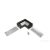 LED PROFIL CORNER14 sarokelem 90° FEKETE