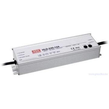 MEANWELL 240W HLG-240H-12A IP65 fém 12VDC